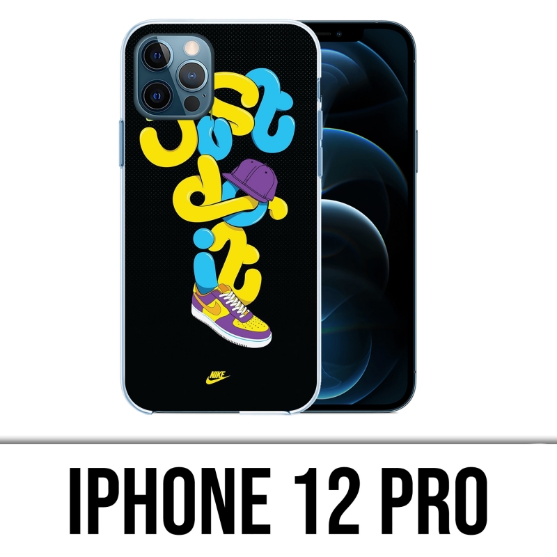 Coque iPhone 12 Pro - Nike Just Do It Worm