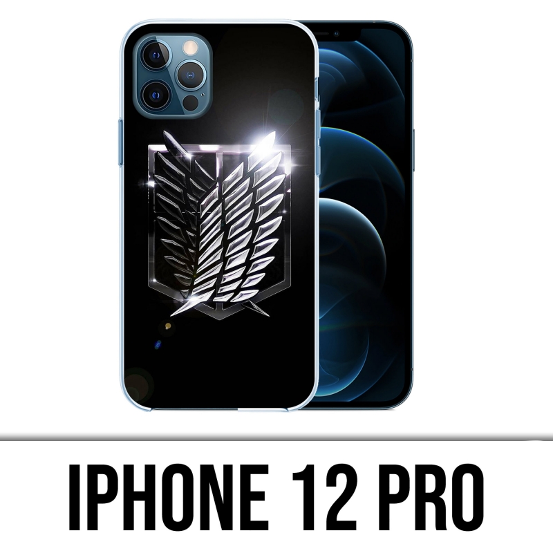 Coque iPhone 12 Pro - Logo Attaque Des Titans