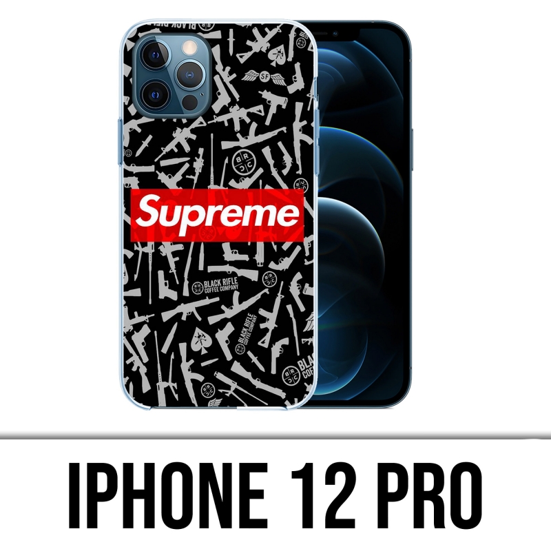 Coque iPhone 12 Pro - Supreme Black Rifle