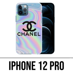 Funda para iPhone 12 Pro - Chanel Holográfica