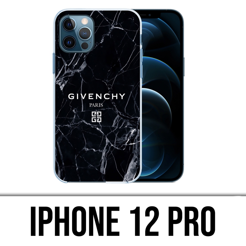 Coque iPhone 12 Pro - Givenchy Marbre Noir