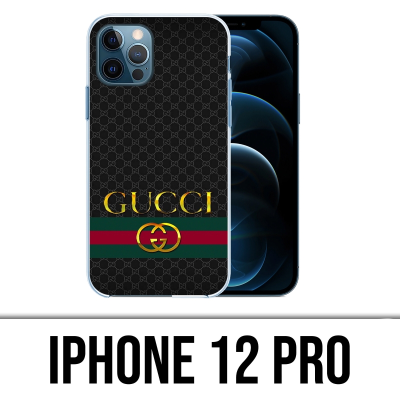 Coque iPhone 12 Pro - Gucci Gold