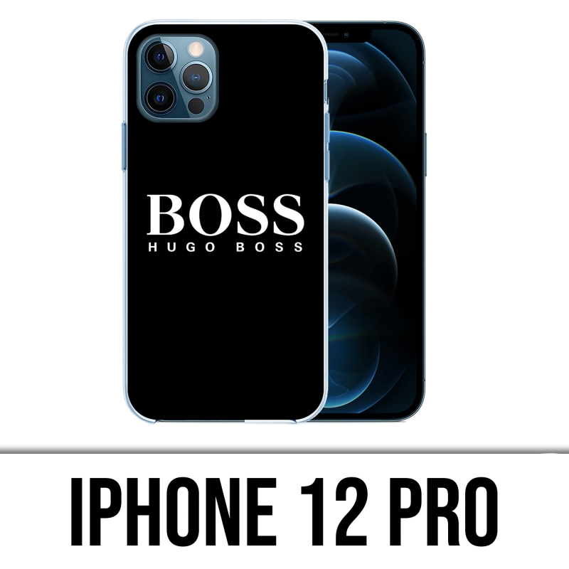 Custodia per iPhone 12 Pro - Hugo Boss nera