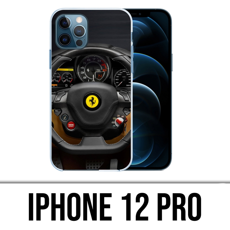 Funda para iPhone 12 Pro - volante Ferrari