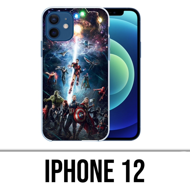 Cover per iPhone 12 - Avengers contro Thanos