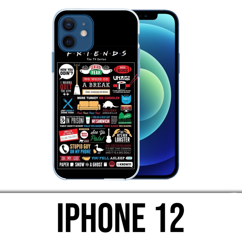 Funda para iPhone 12 - Logotipo de Friends