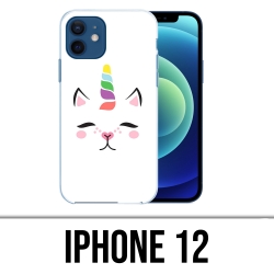 Funda iPhone 12 - Gato Unicornio