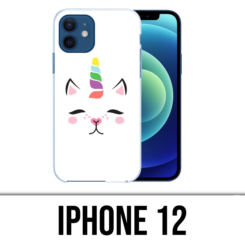Funda iPhone 12 - Gato Unicornio