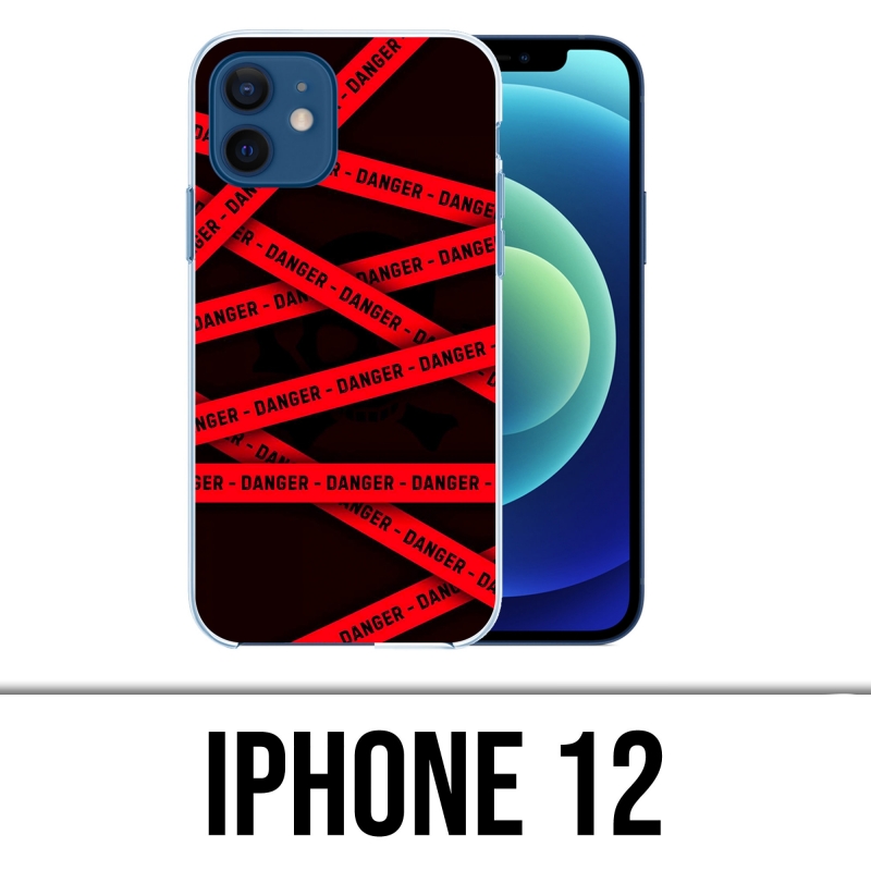 Coque iPhone 12 - Danger Warning