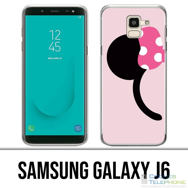 Carcasa Samsung Galaxy J6 - Diadema Minnie