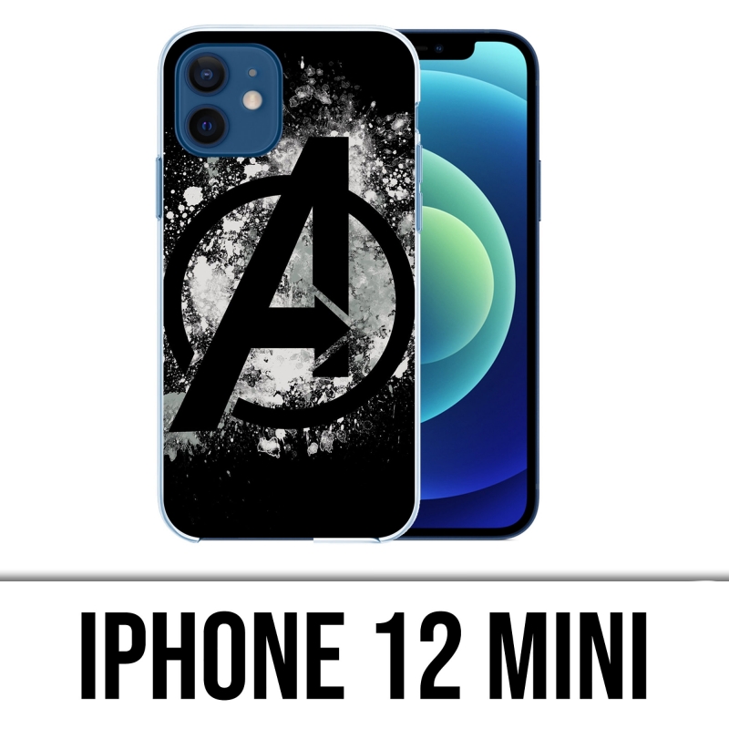Coque iPhone 12 mini - Avengers Logo Splash