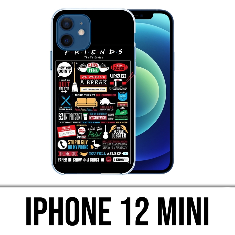 Cover iPhone 12 mini - Logo Friends