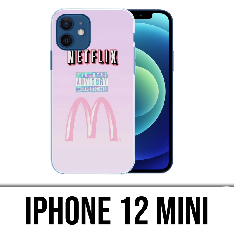 IPhone 12 Mini-Case - Netflix und Mcdo