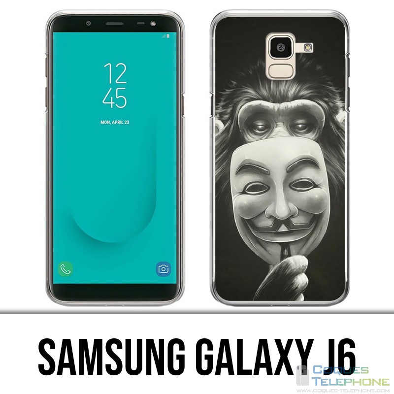 Coque Samsung Galaxy J6 - Singe Monkey Aviateur