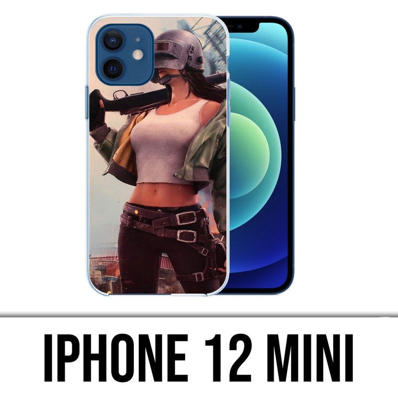 Mini funda para iPhone 12 - PUBG Girl