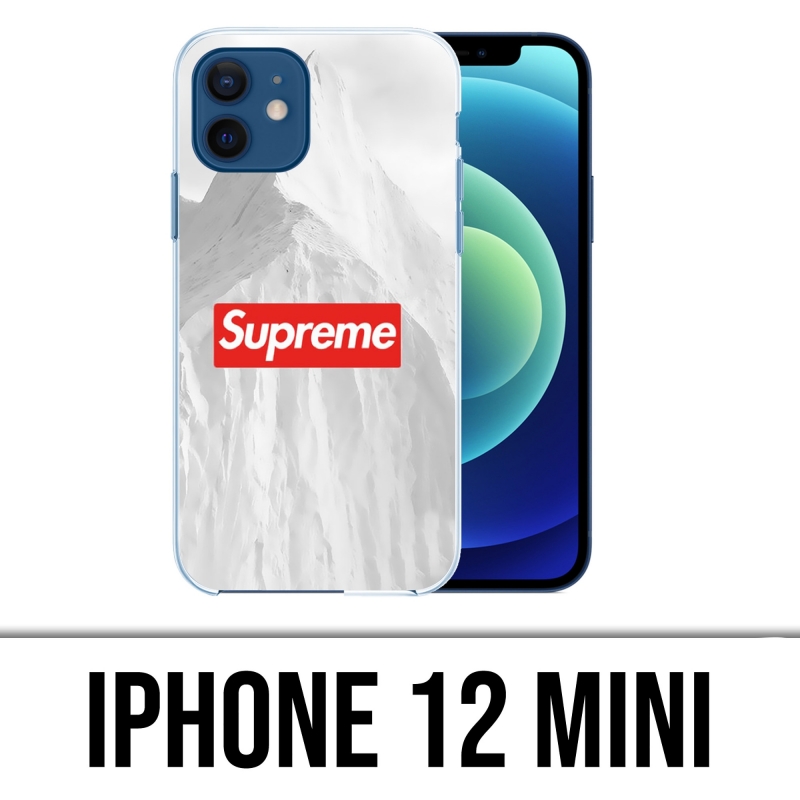 Funda para iPhone 12 mini - Supreme White Mountain