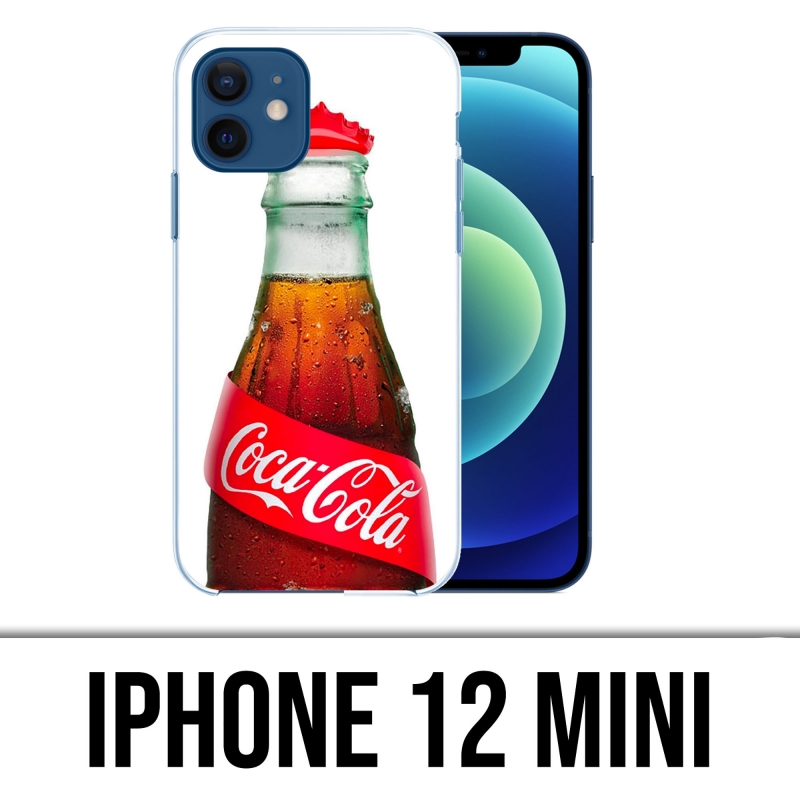 Mini funda para iPhone 12 - botella de Coca Cola