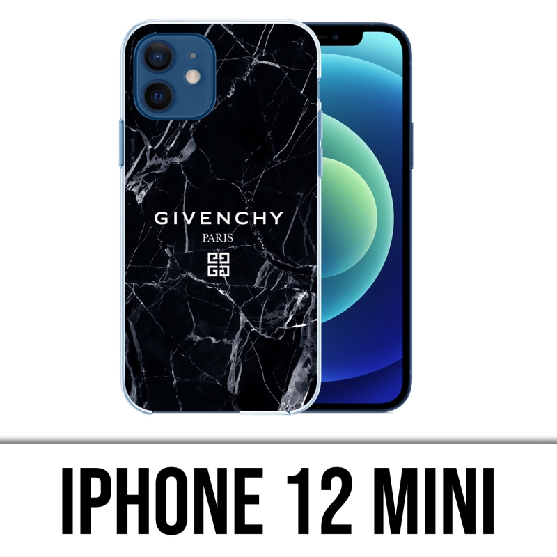 IPhone 12 Mini-Case - Givenchy Schwarzer Marmor