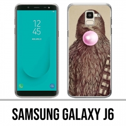 Custodia Samsung Galaxy J6 - Gomma da masticare Star Wars Chewbacca