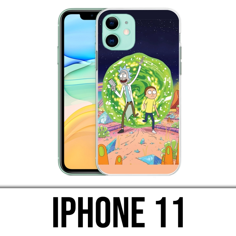 Custodia per iPhone 11 - Rick e Morty