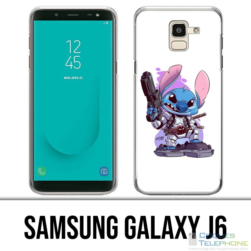 Samsung Galaxy J6 Hülle - Deadpool Stitch