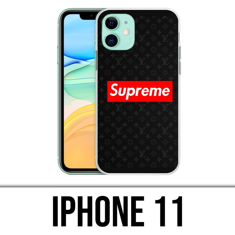 Louis Vuitton & Supreme Logo iPhone 11 Case