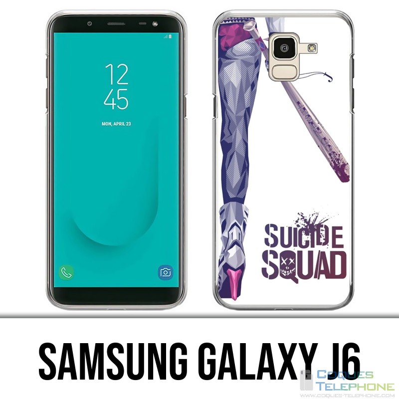Samsung Galaxy J6 Case - Suicide Squad Leg Harley Quinn