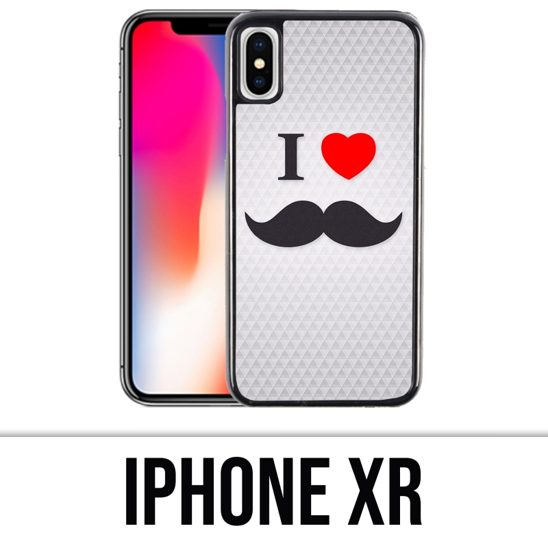 Custodia per iPhone XR - Amo i baffi