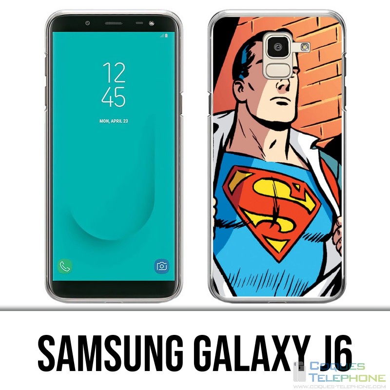 Custodia Samsung Galaxy J6 - Superman Comics