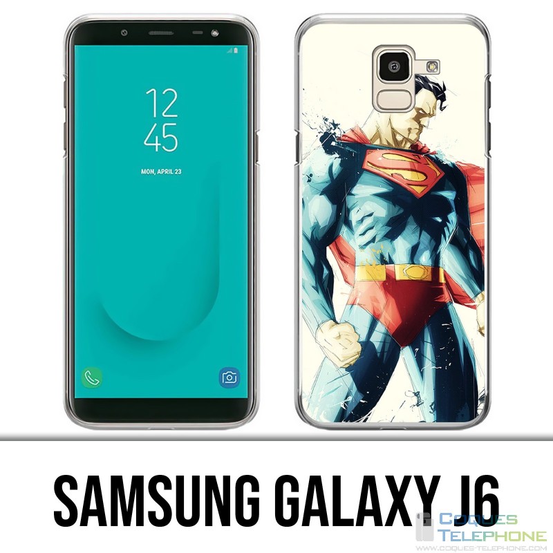 Carcasa Samsung Galaxy J6 - Superman Paintart