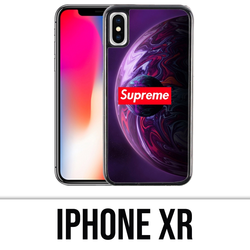 Funda para iPhone XR - Supreme Planete Violet