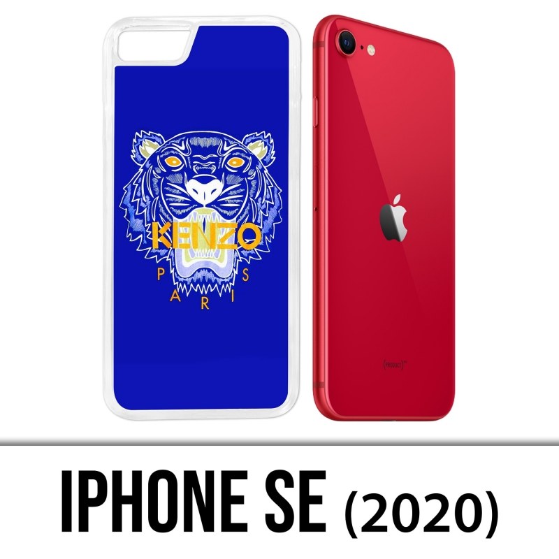 IPhone SE 2020 Case - Kenzo Blue Tiger