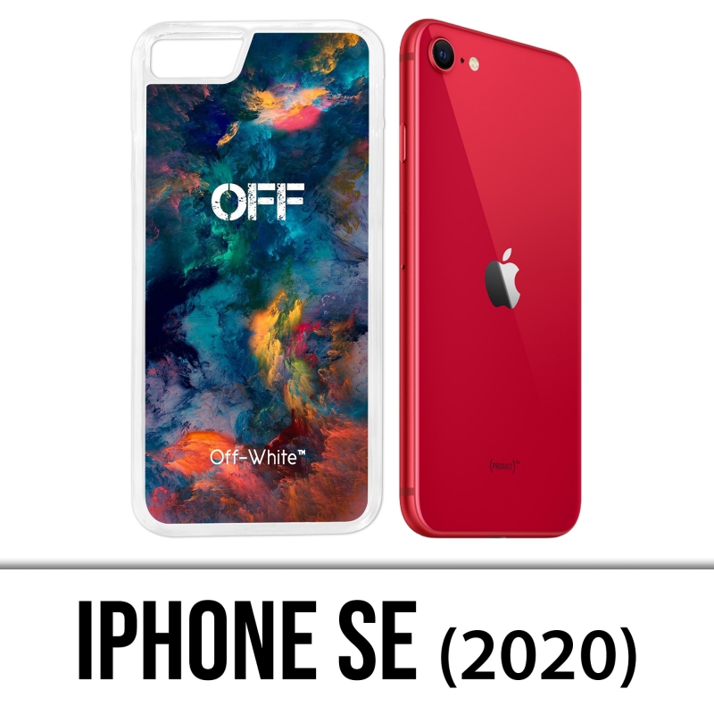 Custodia per iPhone SE 2020 - Off White Color Cloud