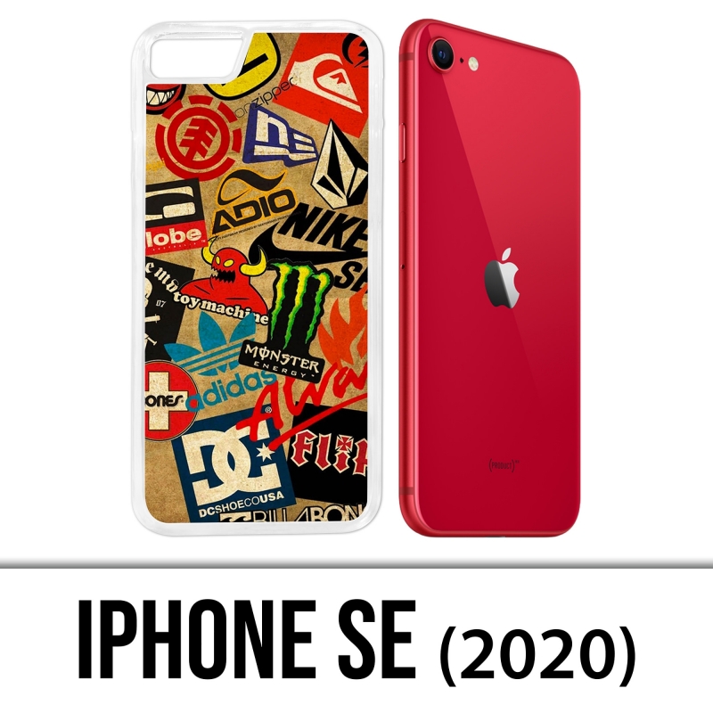 Funda para iPhone SE 2020 - Logo Vintage Skate