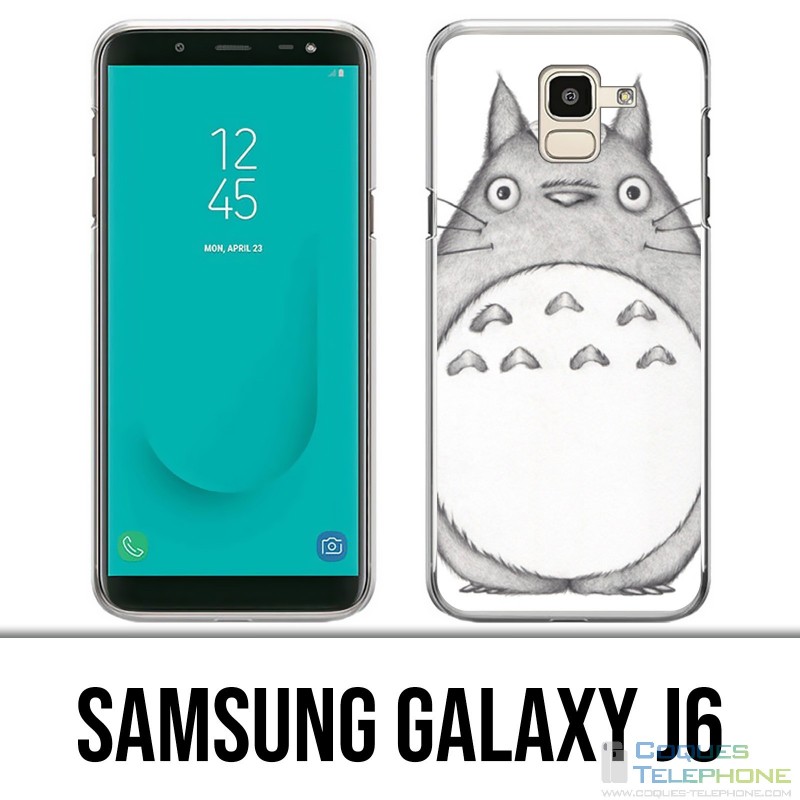 Carcasa Samsung Galaxy J6 - Paraguas Totoro