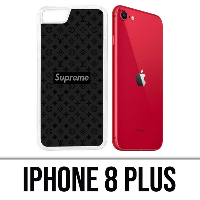 Supreme And Black Louis Vuitton iPhone X Case