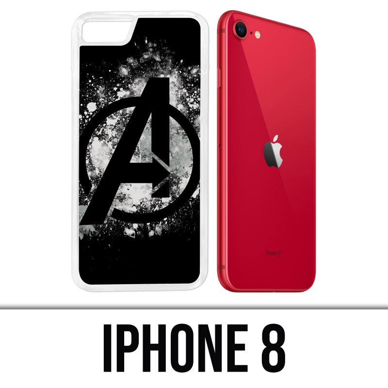 Carcasa para iPhone 8 - Logo Splash de los Vengadores