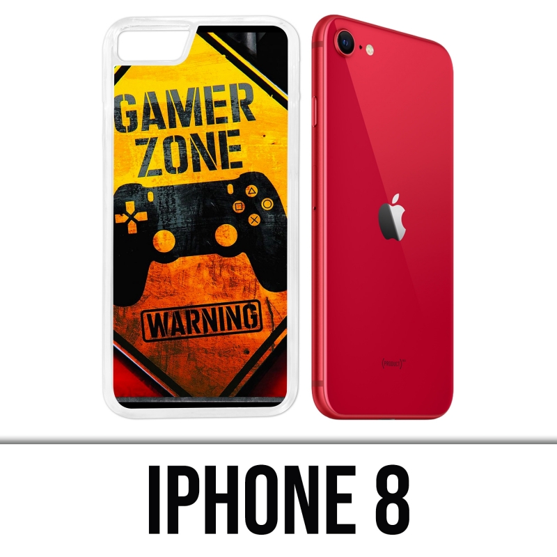 Carcasa para iPhone 8 - Advertencia de zona de jugador