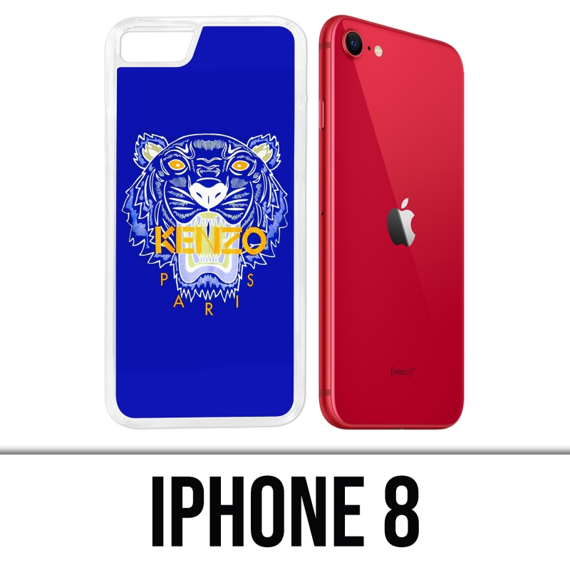 Funda para iPhone 8 - Kenzo Blue Tiger