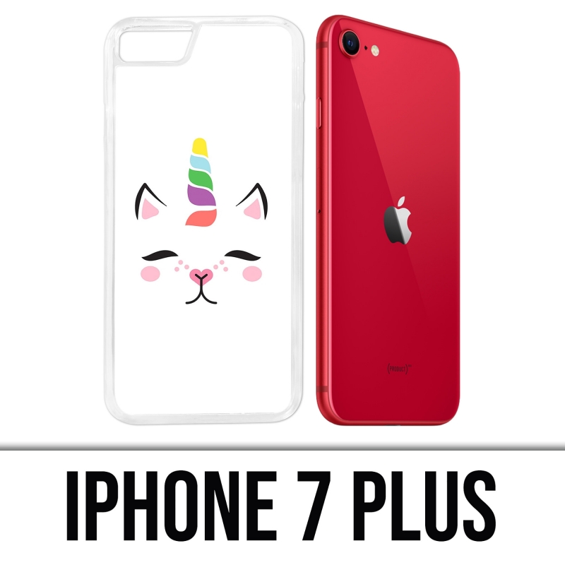 Coque iPhone 7 Plus - Gato Unicornio