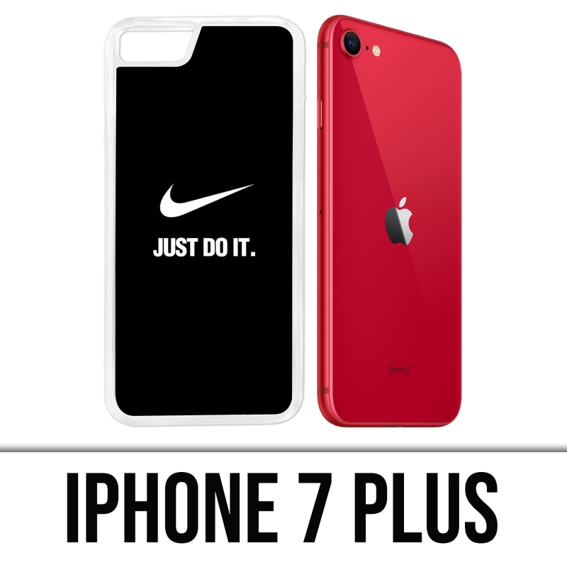 Funda para iPhone 7 Plus - Nike Just Do It Negra