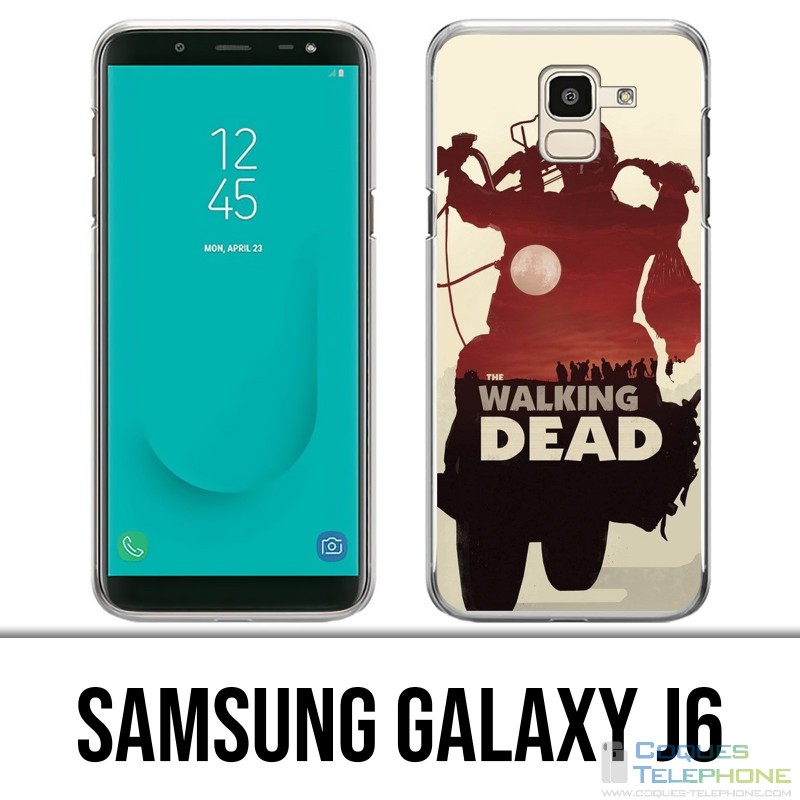 Coque Samsung Galaxy J6 - Walking Dead Moto Fanart