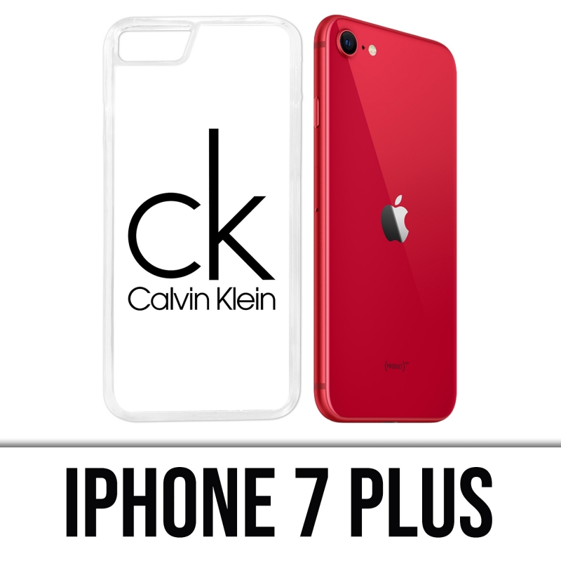 IPhone 7 Plus Case - Calvin Klein Logo Weiß