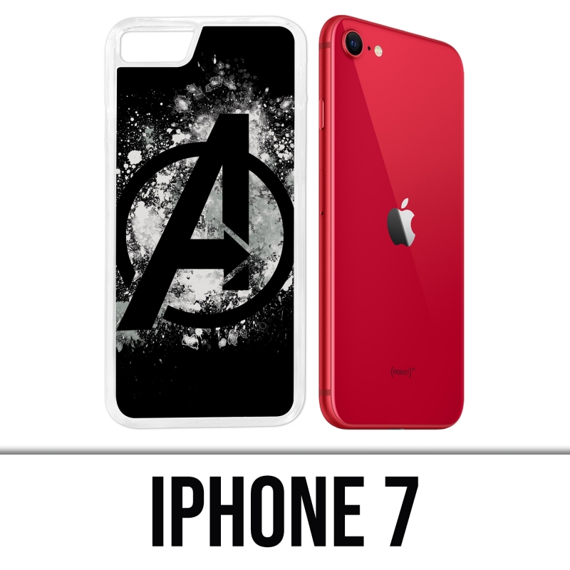Coque iPhone 7 - Avengers Logo Splash