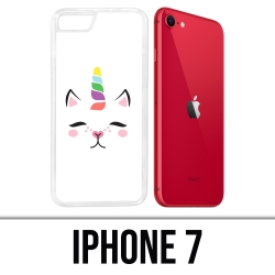 Coque iPhone 7 - Gato Unicornio