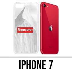 Coque iPhone 7 - Supreme Montagne Blanche