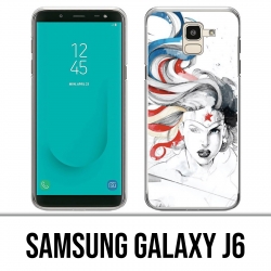 Samsung Galaxy J6 Hülle - Wonder Woman Art Design