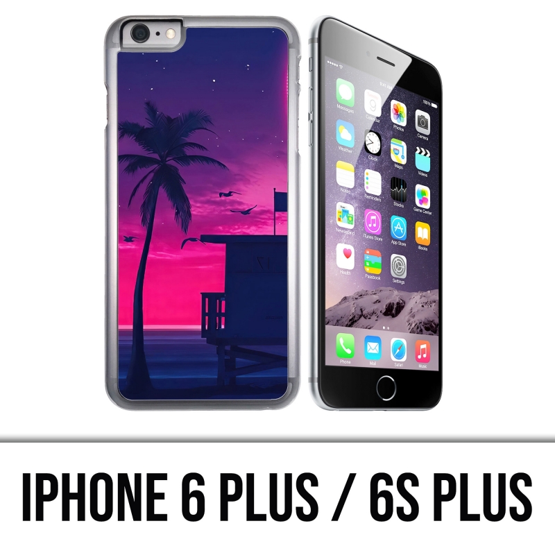 Custodia per iPhone 6 Plus / 6S Plus - Miami Beach Viola