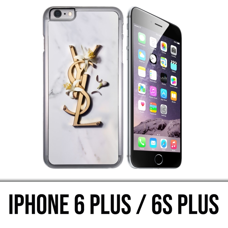 IPhone 6 Plus / 6S Plus Case - YSL Yves Saint Laurent Marmorblumen