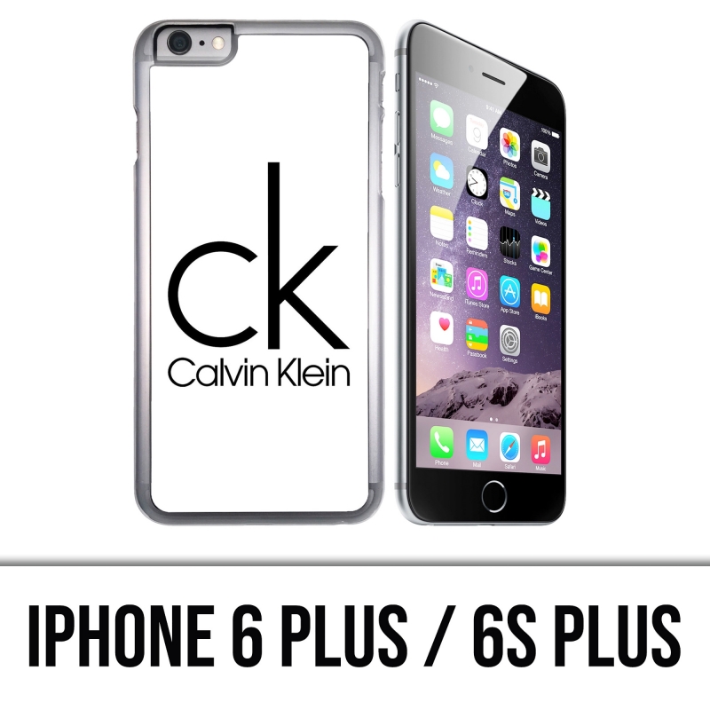 Gevaar Tub pack IPhone 6 Plus and iPhone 6S Plus Case - Calvin Klein Logo White